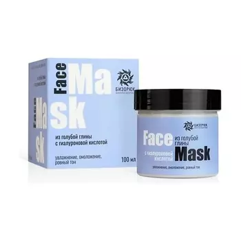 БИЗОРЮК Бизорюк Маска для лица из голубой глины с гиалуроновой кислотой 100.0
