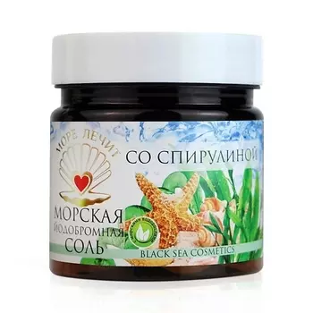 БИЗОРЮК Соль Йодобромная для ванн со спирулиной Море Лечит 150.0