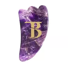 BLACKTOUCH Аметистовый Скребок Гуаша для Массажа Лица