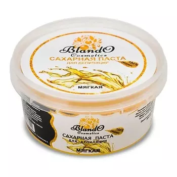BLANDO COSMETICS Сахарная паста для шугаринга и для депиляции мягкая 200.0