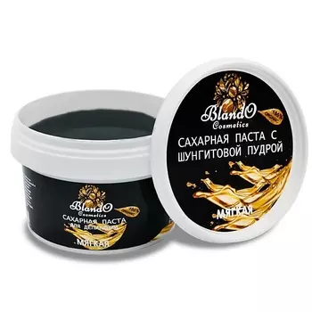BLANDO COSMETICS Сахарная паста для шугаринга и для депиляции мягкая с шунгитом 350.0