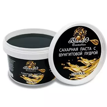 BLANDO COSMETICS Сахарная паста для шугаринга и для депиляции мягкая с шунгитом 800.0