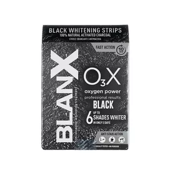 BLANX O3X Отбеливающие полоски с углем