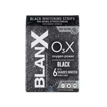BLANX O3X Отбеливающие полоски с углем