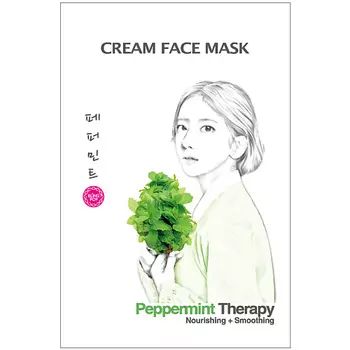 BLING POP Маска для лица с мятой Cream Face Mask