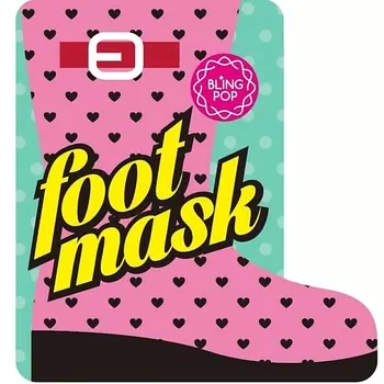 BLING POP Маска для ног с маслом ши Foot Mask