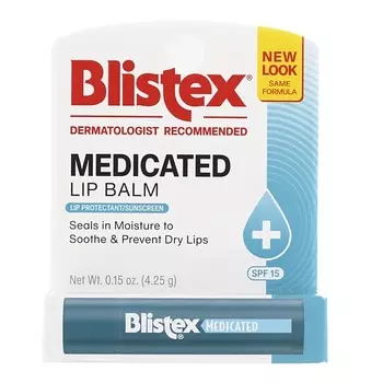 BLISTEX Бальзам для губ классический SPF 15 Medicated