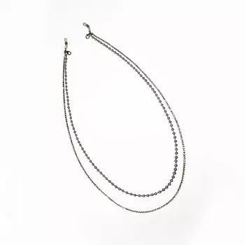 BLONDINKAMOLODEC Цепочка для очков серебристая