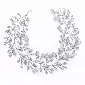 BLONDINKAMOLODEC Диадема веточка в прическу жемчужная