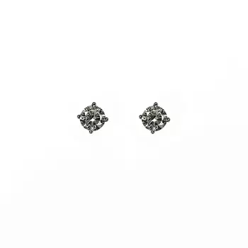 BLONDINKAMOLODEC Серьги Пусеты (гвоздики) со стразами