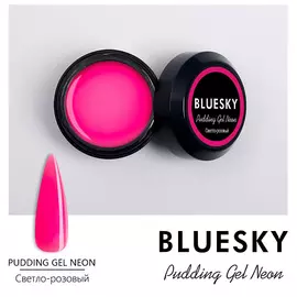 BLUESKY Цветной неоновый полигель Pudding Gel Neon