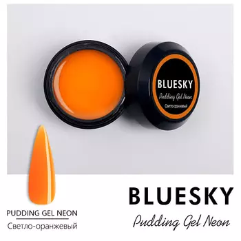 BLUESKY Цветной неоновый полигель Pudding Gel Neon