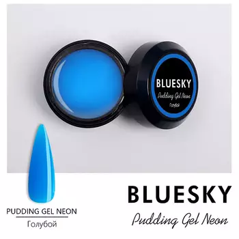 BLUESKY Цветной неоновый полигель Pudding Gel Neon