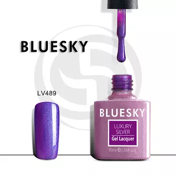 BLUESKY Гель-лак Luxury Silver LV574