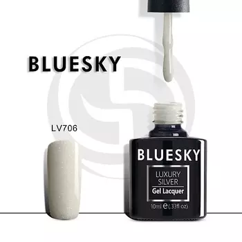 BLUESKY Гель-лак Luxury Silver LV709