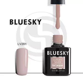 BLUESKY Гель-лак Luxury Silver LV289