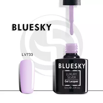 BLUESKY Гель-лак Luxury Silver LV742