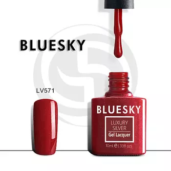 BLUESKY Гель-лак Luxury Silver LV567