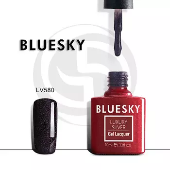 BLUESKY Гель-лак Luxury Silver LV567