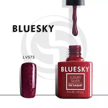 BLUESKY Гель-лак Luxury Silver LV567