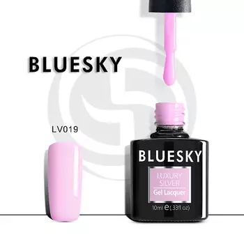 BLUESKY Гель-лак Luxury Silver LV063