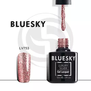 BLUESKY Гель-лак Luxury Silver LV752