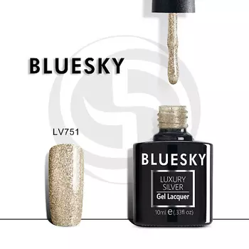 BLUESKY Гель-лак Luxury Silver LV752