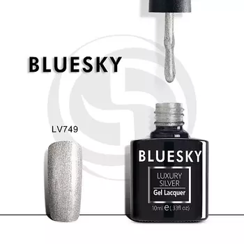 BLUESKY Гель-лак Luxury Silver LV752