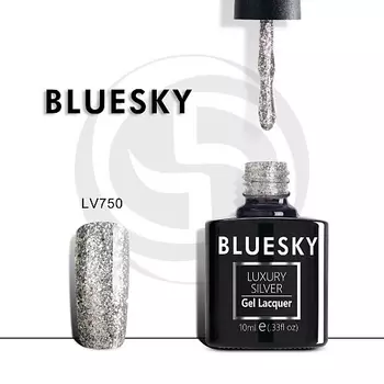 BLUESKY Гель-лак Luxury Silver LV752