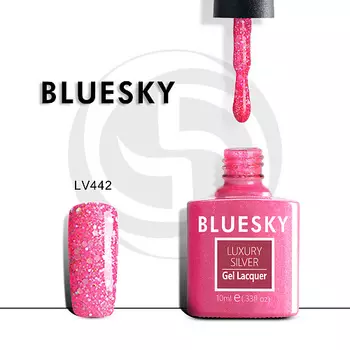 BLUESKY Гель-лак Luxury Silver LV443