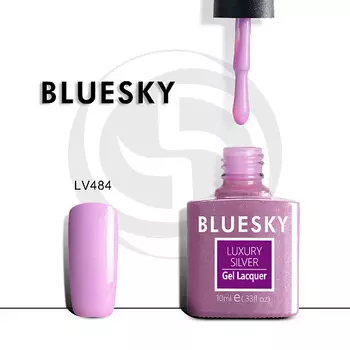 BLUESKY Гель-лак Luxury Silver LV408