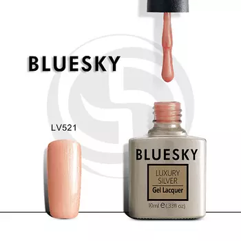 BLUESKY Гель-лак Luxury Silver LV408