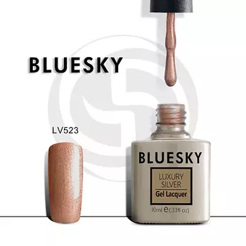 BLUESKY Гель-лак Luxury Silver LV557