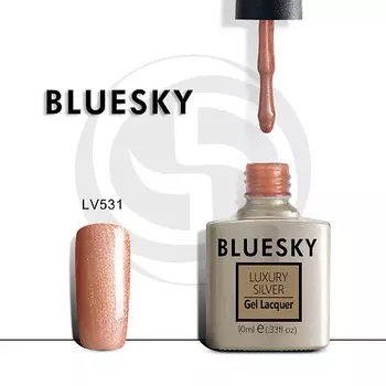 BLUESKY Гель-лак Luxury Silver LV557