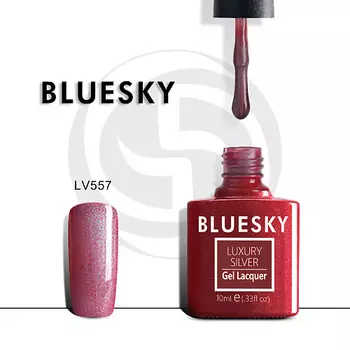 BLUESKY Гель-лак Luxury Silver LV557