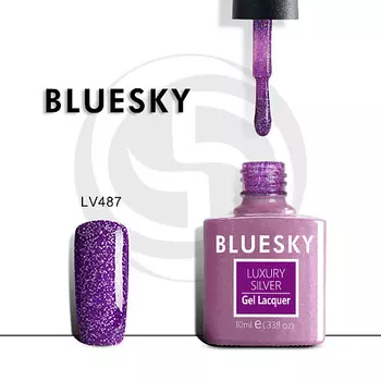 BLUESKY Гель-лак Luxury Silver Смузи