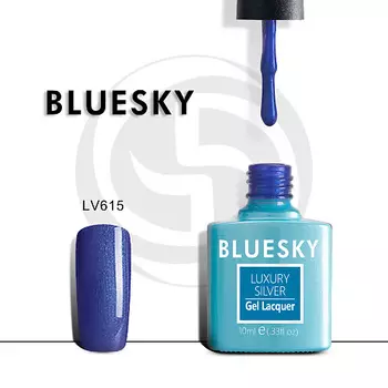 BLUESKY Гель-лак Luxury Silver LV610