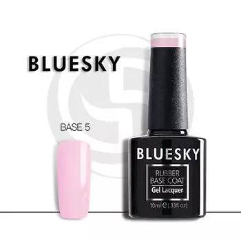 BLUESKY Каучуковая база с шиммером Luxury Silver Base 9