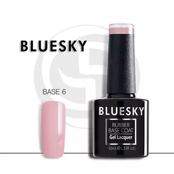 BLUESKY Каучуковая база с шиммером Luxury Silver Base 9