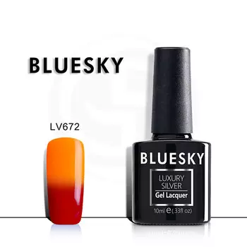 BLUESKY Термо гель-лак Luxury Silver