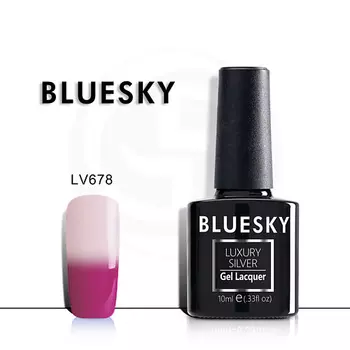 BLUESKY Термо гель-лак Luxury Silver LV682