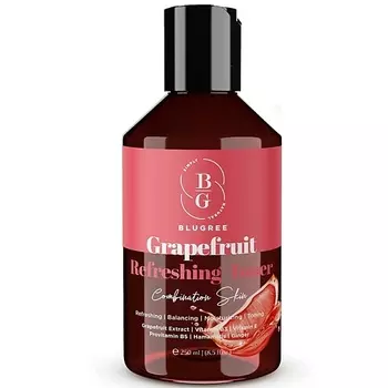 BLUGREE Освежающий тонер с грейпфрутом для комбинированной кожи 250.0