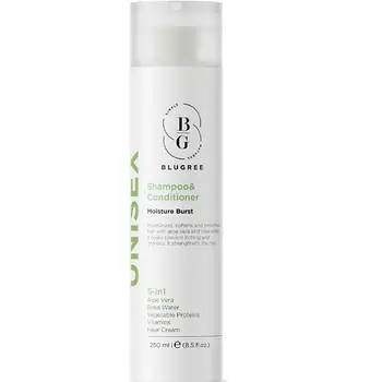 BLUGREE Шампунь с кондиционером 5 активных компонентов интенсивное увлажнение UNISEX 250.0