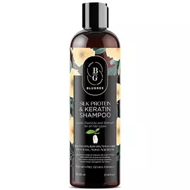 BLUGREE Шампунь с Протеином шелка и Кератином 350