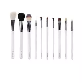 BMAKEUP Набор профессиональных кистей для макияжа Pro 10 White
