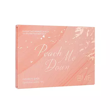 BME Палетка теней для век Peach Me Down