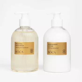 BOCA AROMA Набор парфюмированный: гель-масло для душа и лосьон для рук и тела