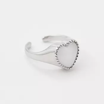 BOCCIOLO Кольцо HEART IS SNOWY 1.0