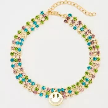 BOCCIOLO Колье CRYSTAL SMILE