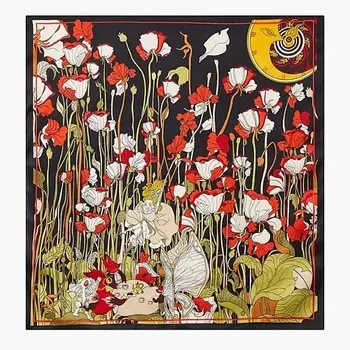 BOCCIOLO Женский шейный платок FashionStyle Poppies 1.0